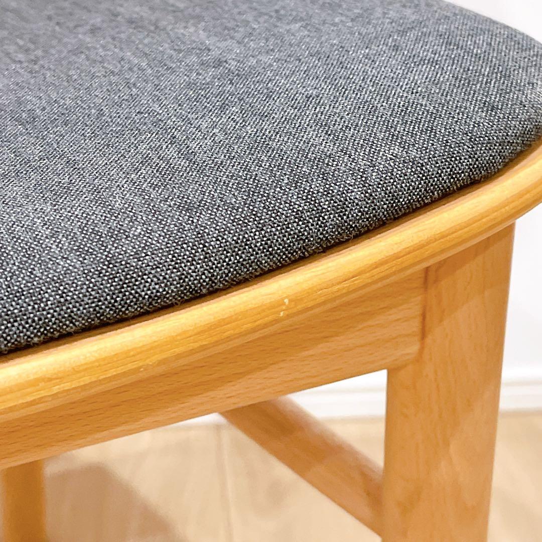 専用 【極美品】無印良品 ラウンドチェア 布座 ブナ材