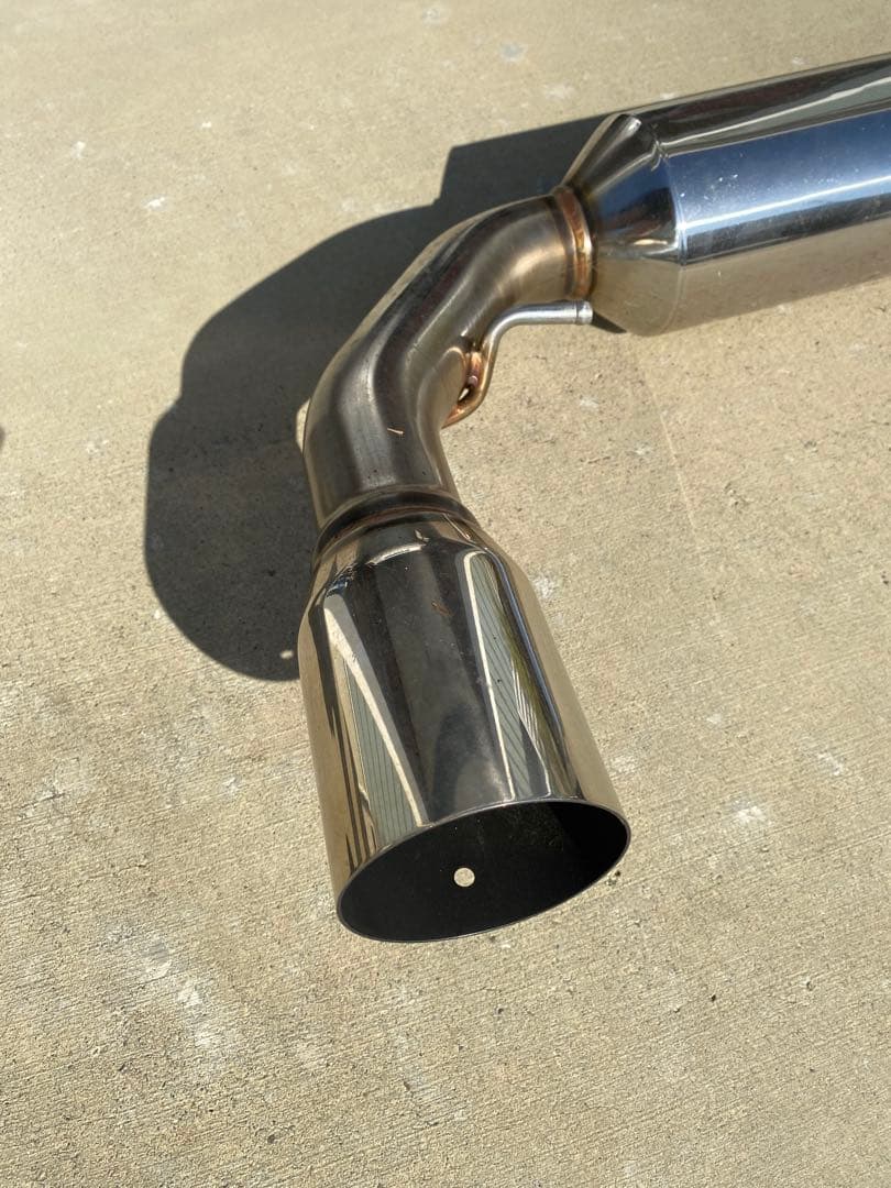 シビック　EF系　フジツボ　車検対応　ステンレス製ポリッシュマフラー