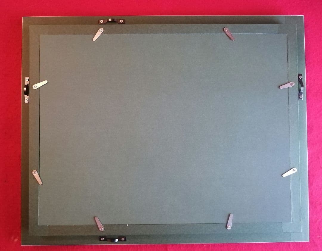 週末限定　絵画　アクリル絵　額縁　猫 キャンバス