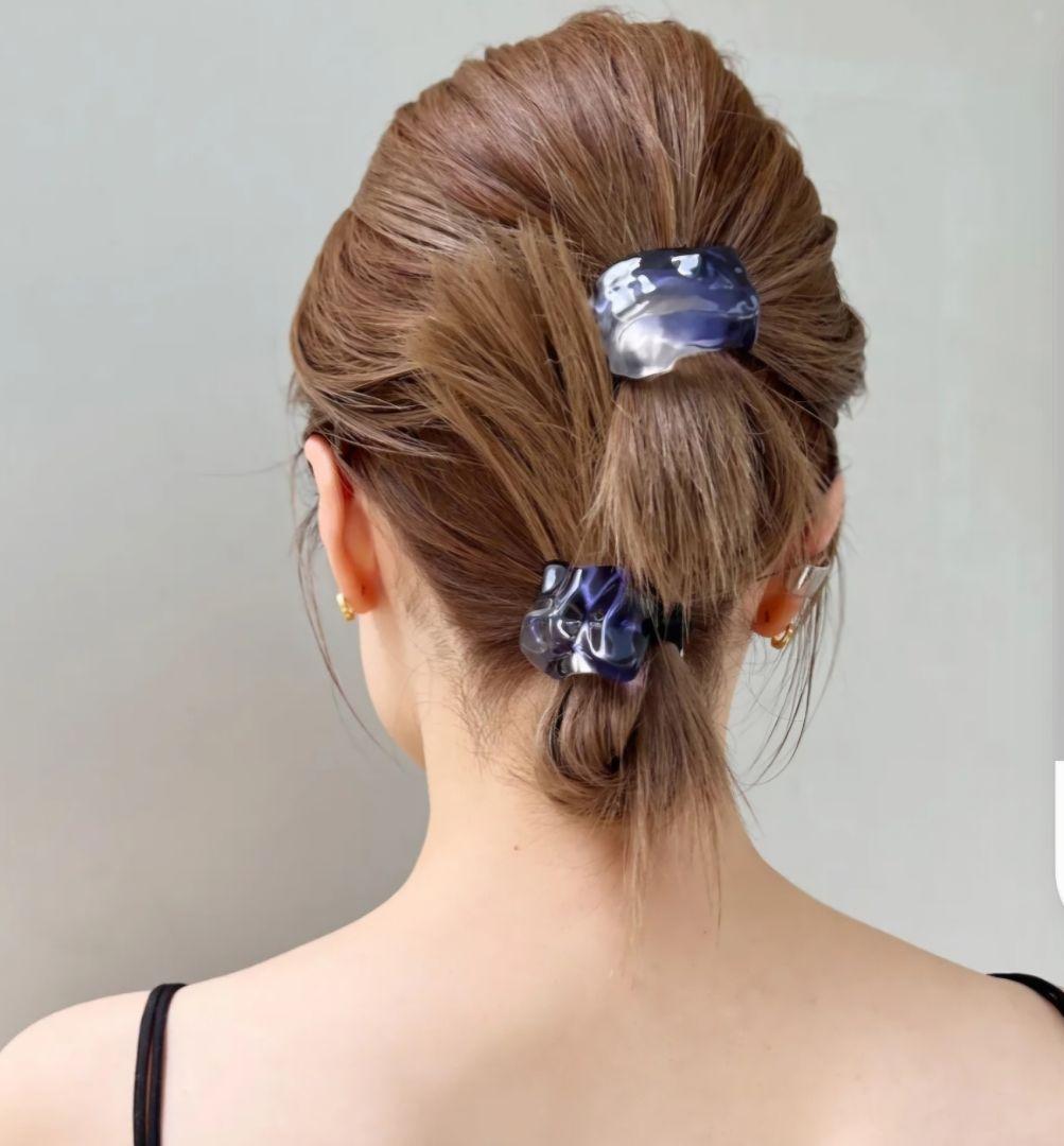 THBコレットマルーフ アクリリックアイスポニー　ブルーグレー