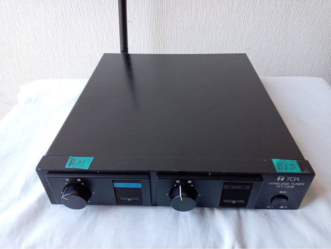 TOAワイヤレス受信機　WT-750B　WTU1710　マイク