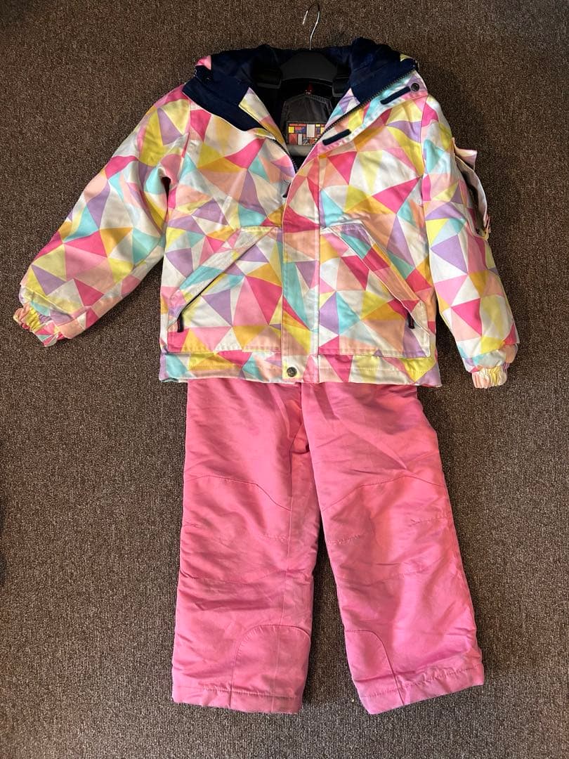値下げ‼︎ジュニア　スノーボードウェア120㎝　ボード　ビンディング　3点セット‼︎