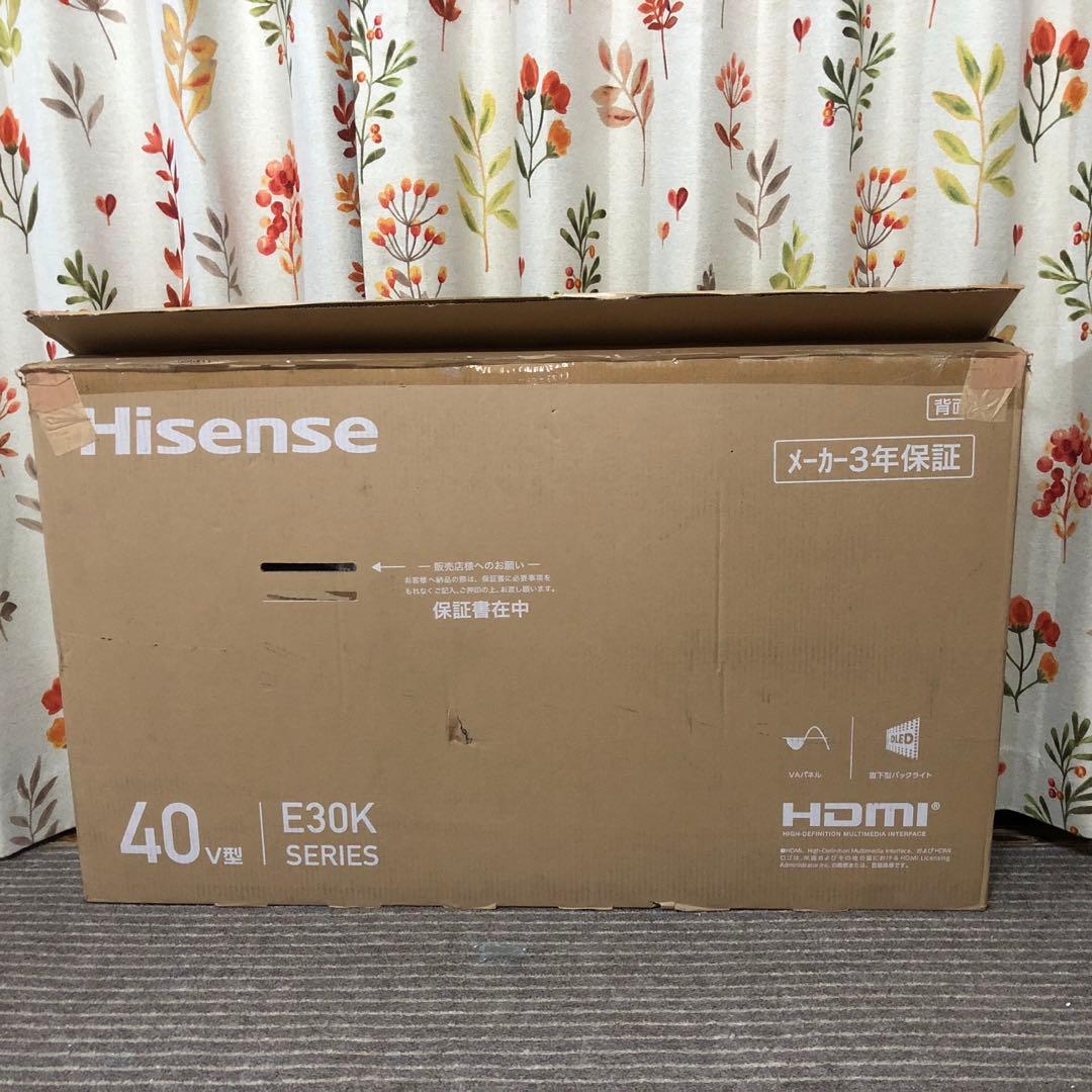 Hisense 40v型 液晶テレビ 40E30K ほぼ未使用