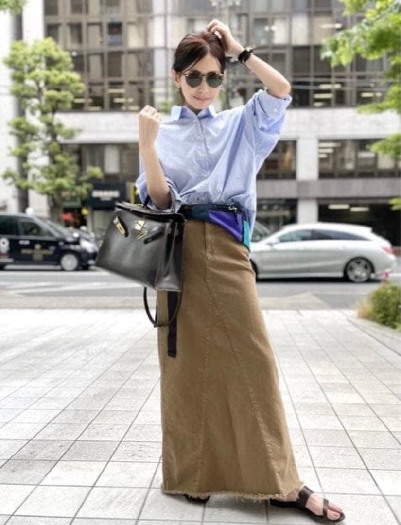 アパルトモンGOOD GRIEF!A Line Fringe Hem Skirt