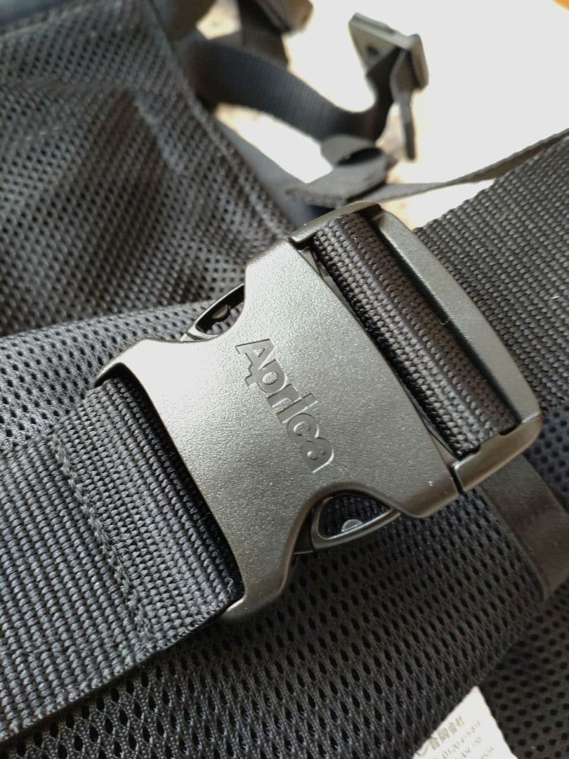 Mori！Aprica アップリカ ラクリス 抱っこひも ブラック