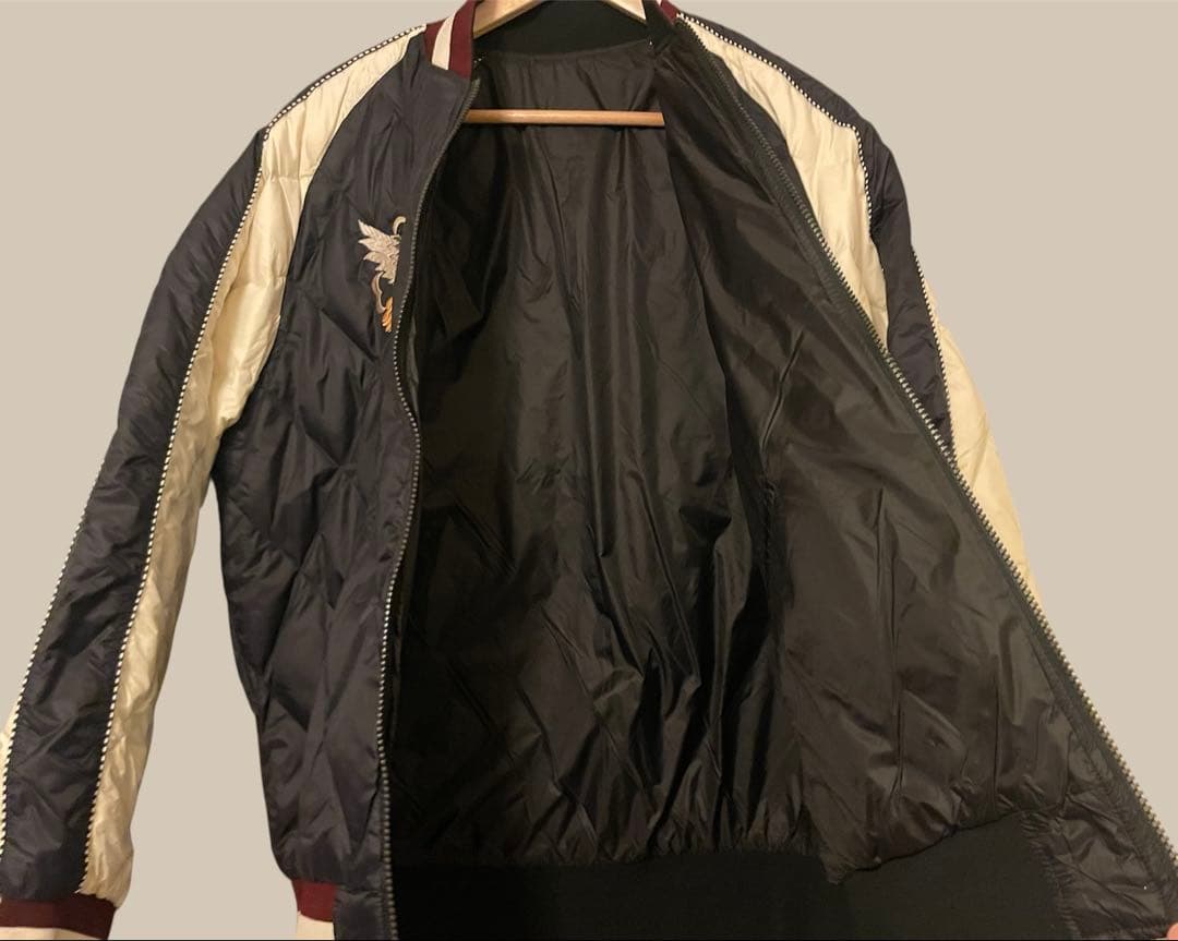 TAION リバーシブル スカジャン ダウンジャケット