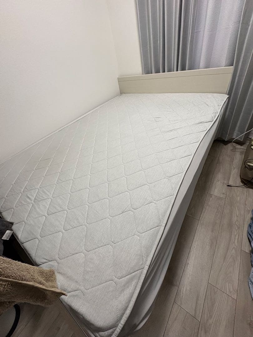 み*い様 ニトリ すのこチェストベッドフレーム ダブルベッドプラスニトリマットレ