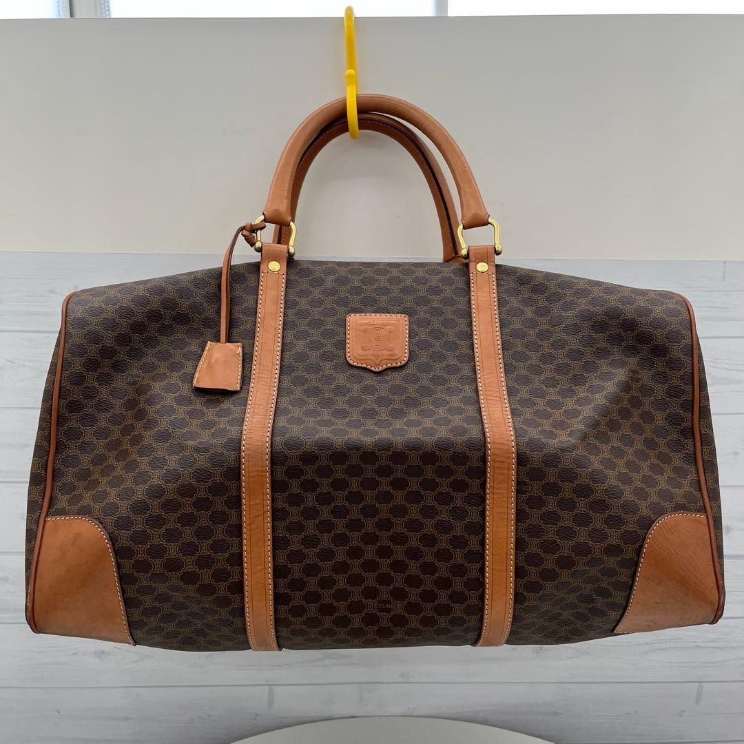 [鑑定済] CELINE セリーヌ ヴィンテージ マカダム ボストンバッグ