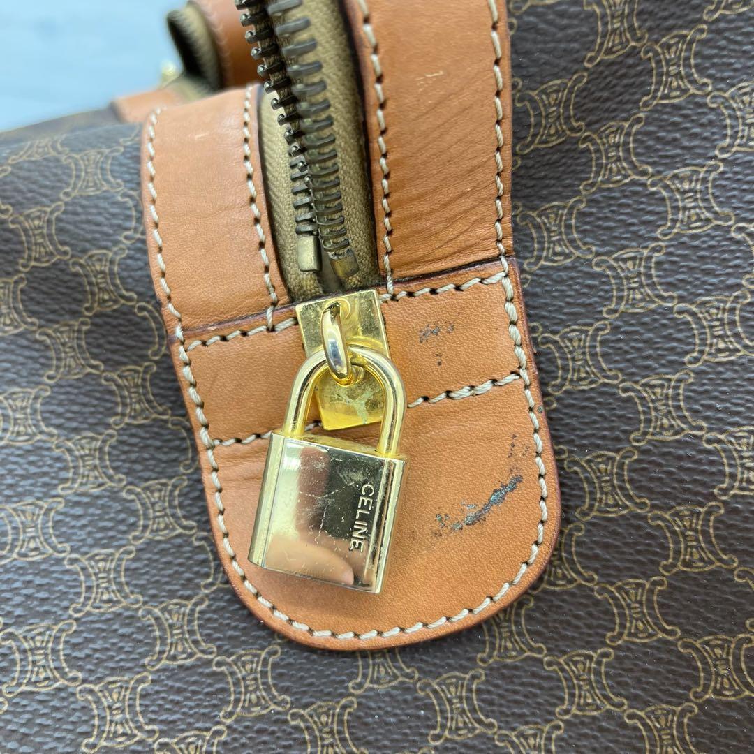 [鑑定済] CELINE セリーヌ ヴィンテージ マカダム ボストンバッグ