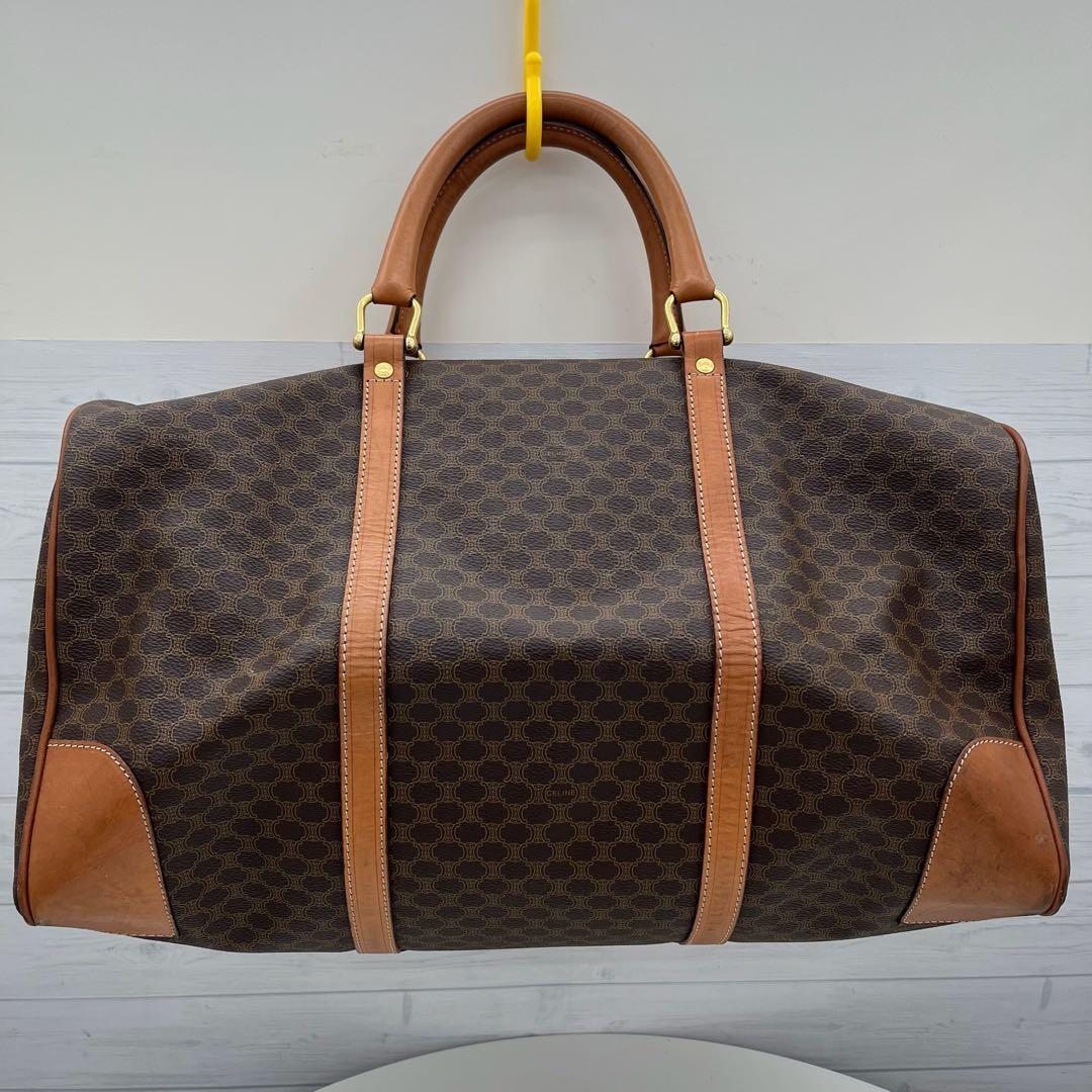 [鑑定済] CELINE セリーヌ ヴィンテージ マカダム ボストンバッグ