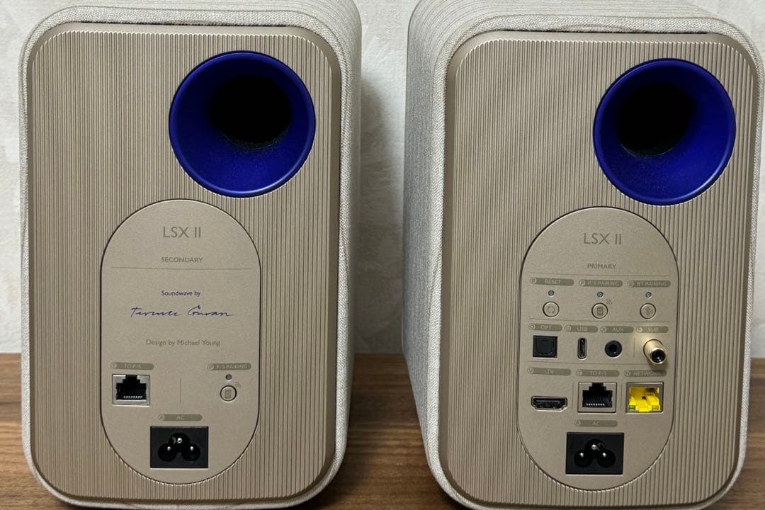【定価約１８万円】kef lsxⅡ オーディオ用高品質ケーブル付き