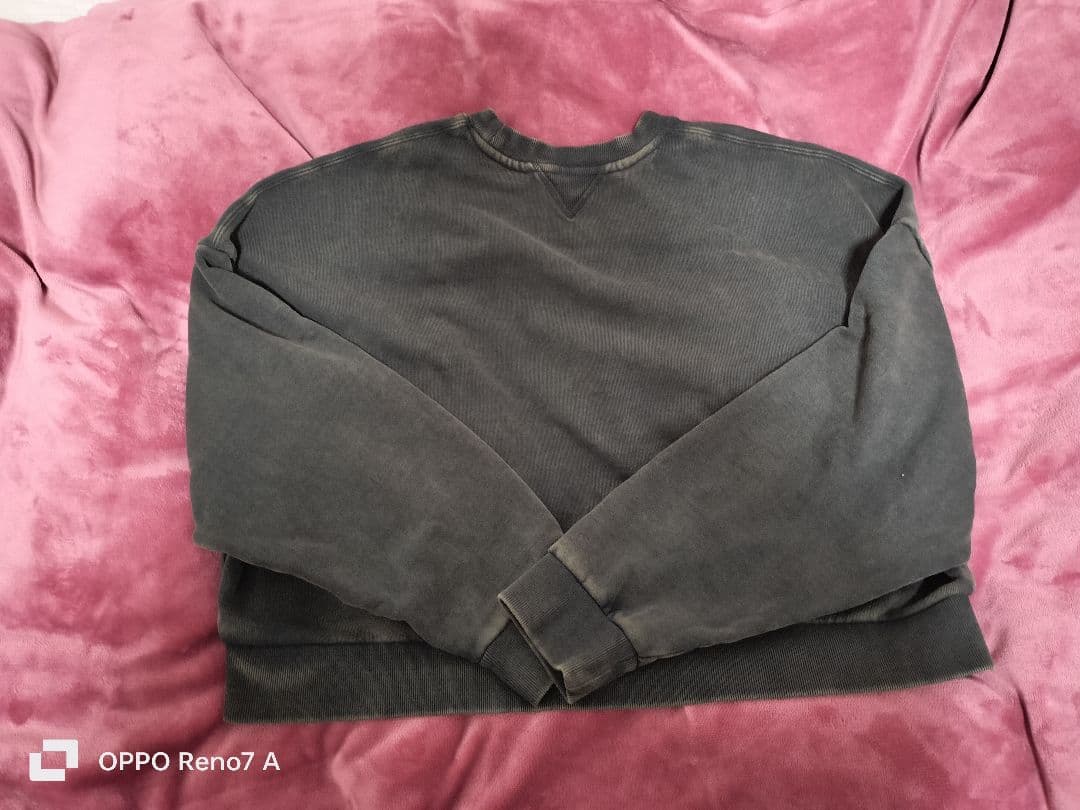 entire studios スウェットトレーナー サイズS ガーメントダイ 黒