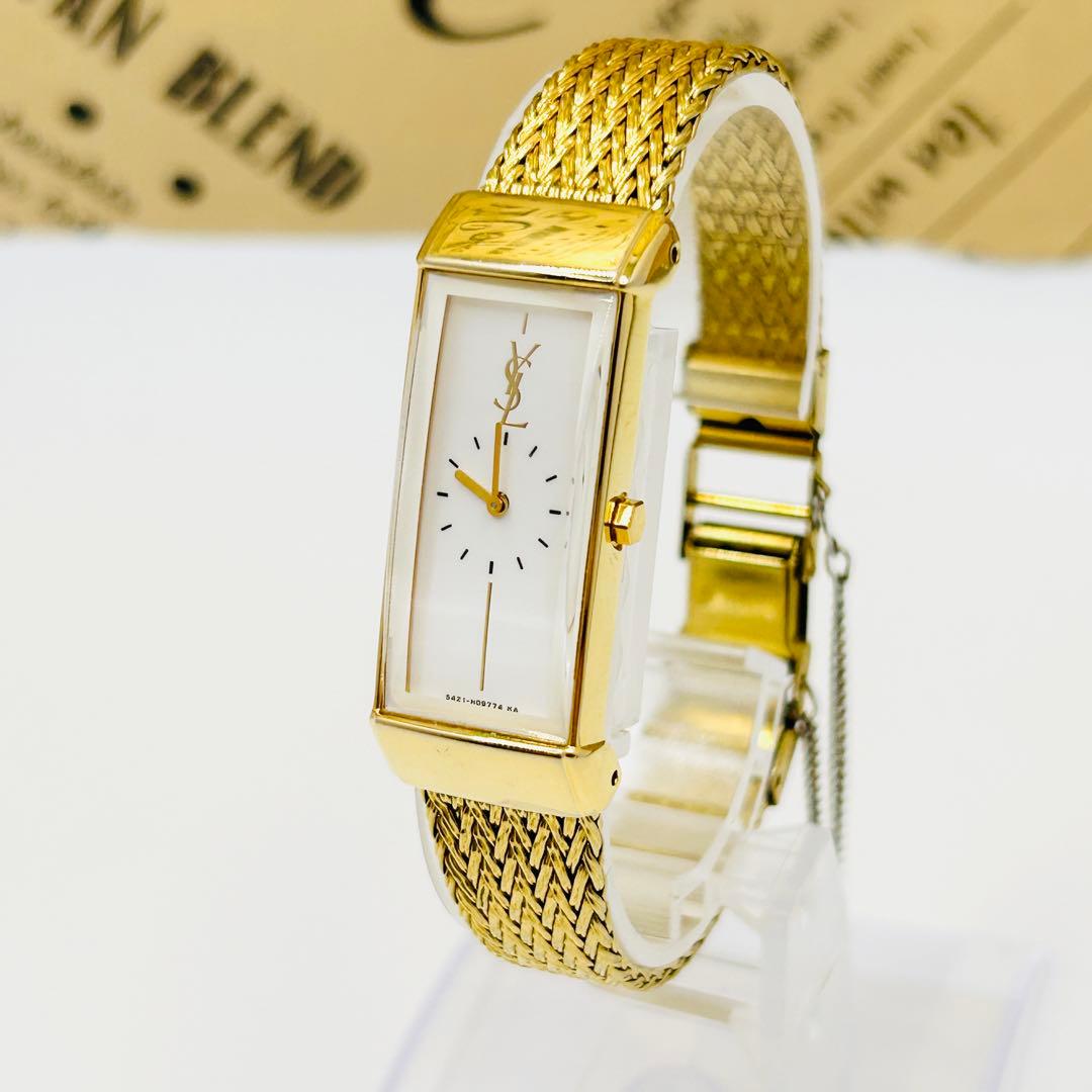 美品✨ Yves Saint Laurent イヴサンローラン 腕時計 ゴールド