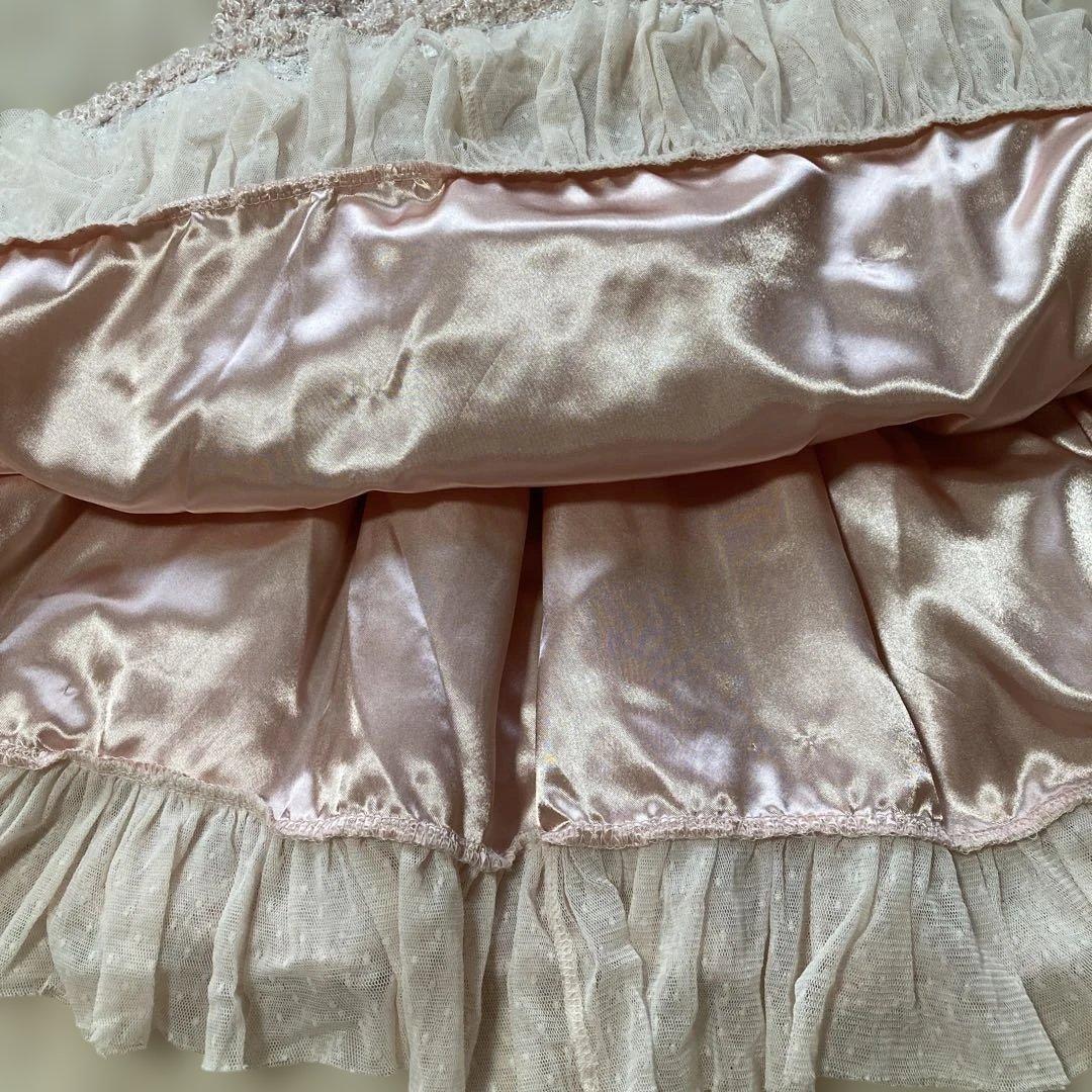 希少LIZ LISA ピンク ノースリーブミニワンピース　ミニドレス