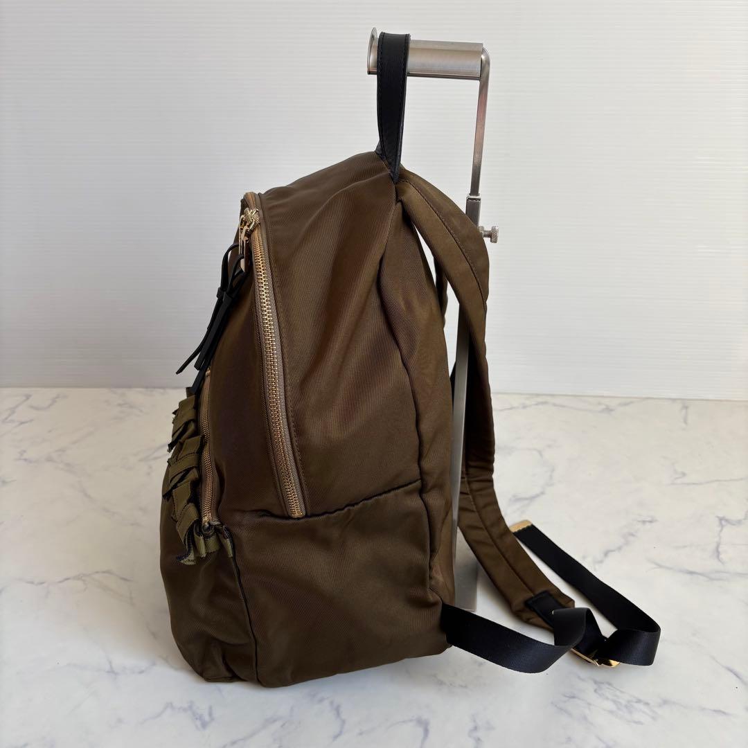 美品 TOCCA トッカ リボン リュック 定価2.7万円バックパック カーキ