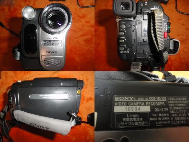 ［動作良好］◆SONY Hi８　TRV１２６ ダビングOK