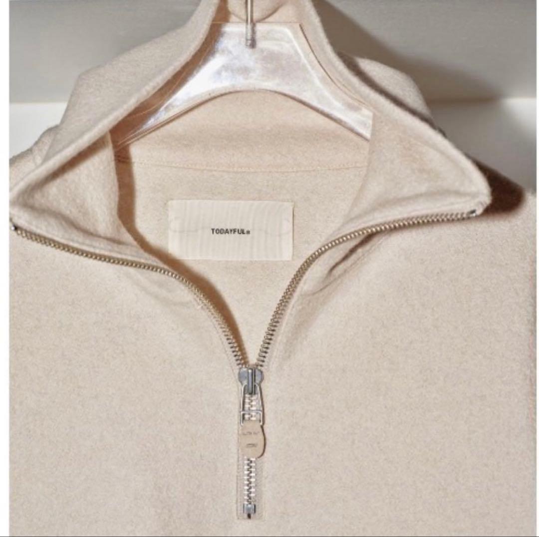 新品　TODAYFUL Halfzip Wool Pullover