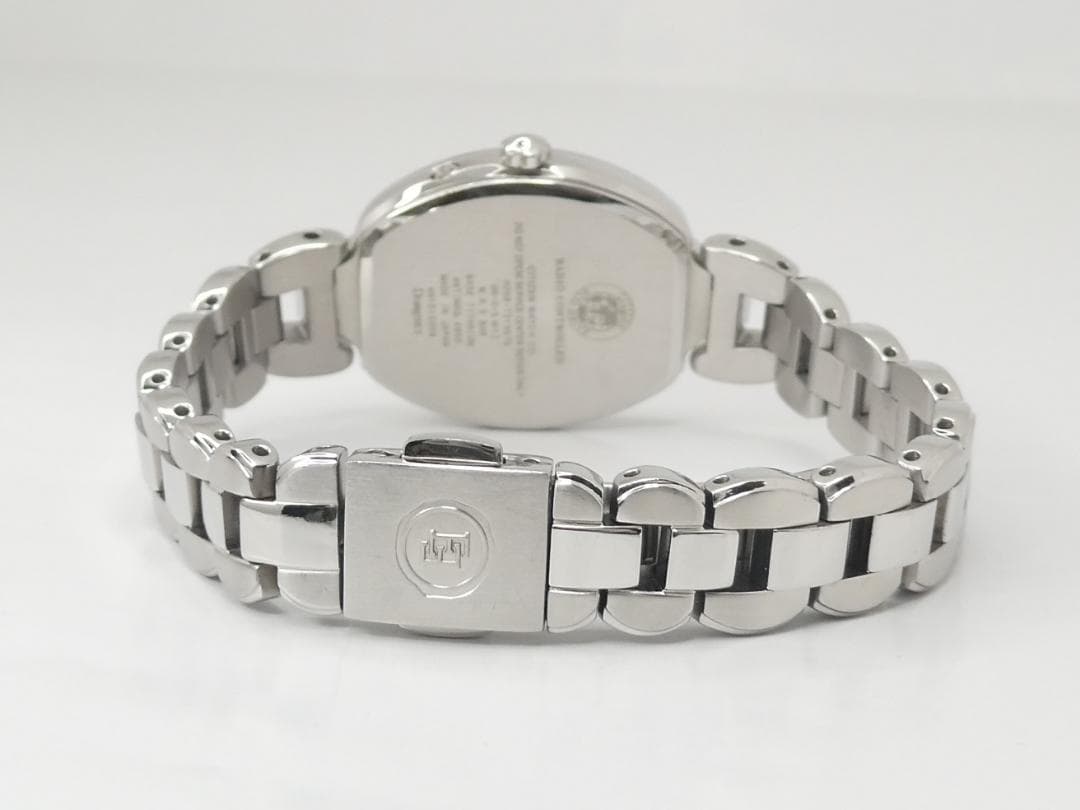 ✴美品稼働品 シチズン エクシード 電波ソーラー チタン トノー 15.5cm