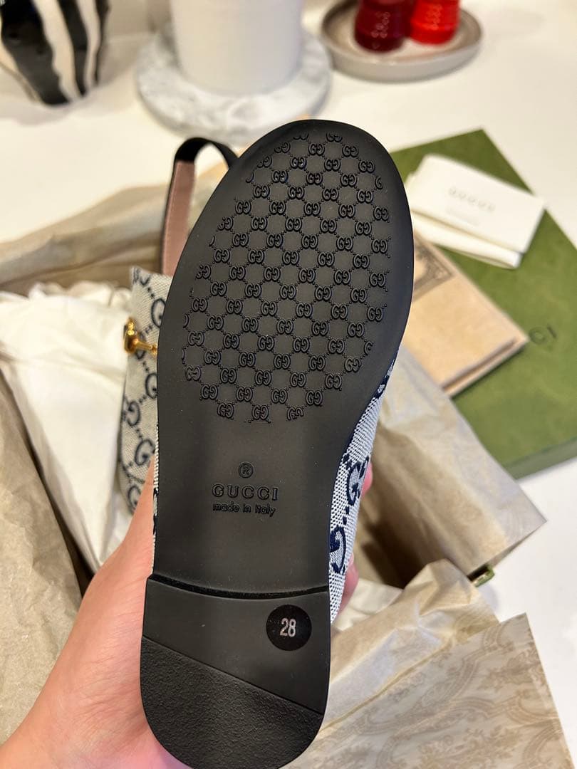 GUCCIスリッポン18センチ(新品未使用品)