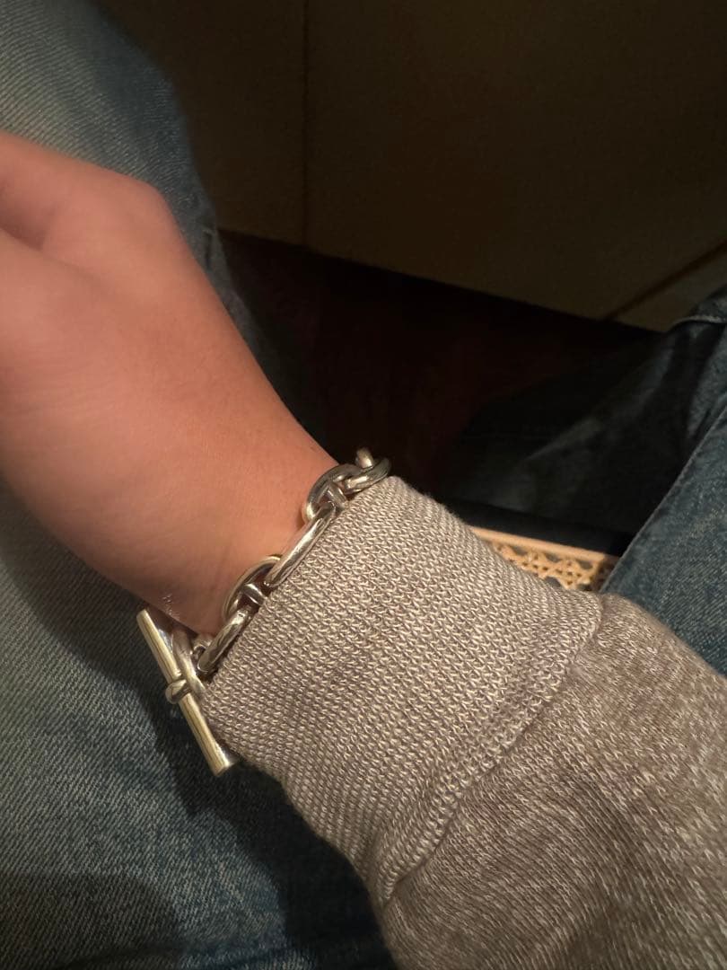 アンカーチェーンブレスレットsilver925 トグル式