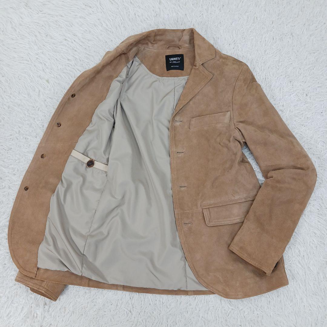 ✨極美品✨ EMMETI ゴートレザージャケット キャメル サイズ42
