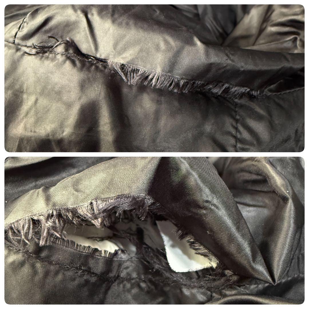 HERNO ラミナー ゴアテックス Aシェイプ フレア ダウンコート 48 黒