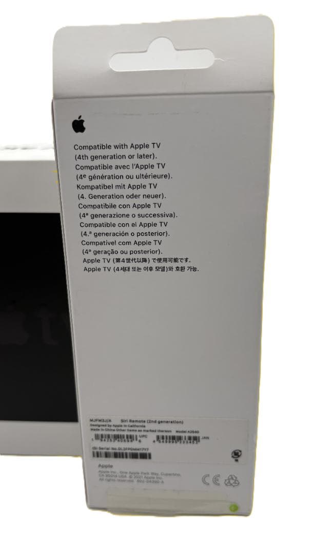 Apple TV 4K 第一世代 64GB A1842+Siriリモート第2世代