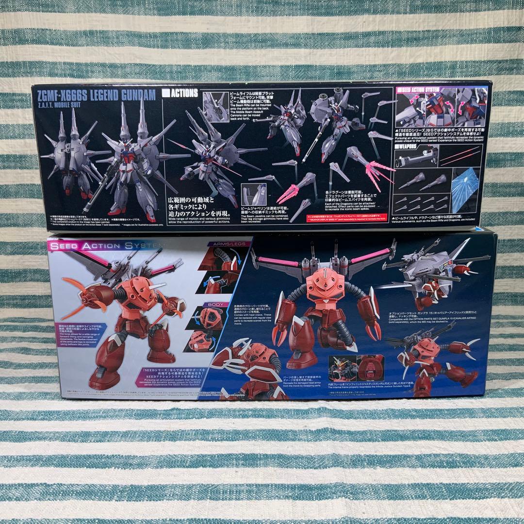 ★HGガンプラ★【HGレジェンドガンダム／HG ズゴック】★匿名配送★