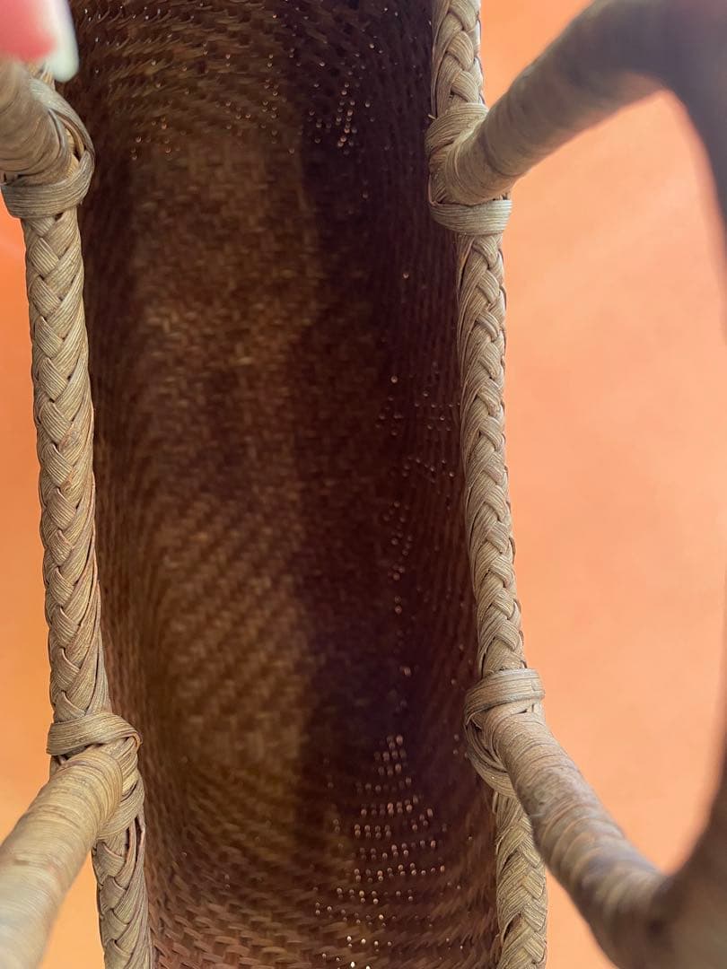 山形県産　山葡萄の蔓で編んだバッグ