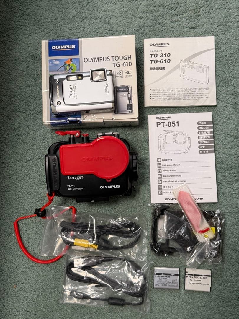 OLYMPUS Tough TG-610 防水プロテクターセット デジカメ 防水