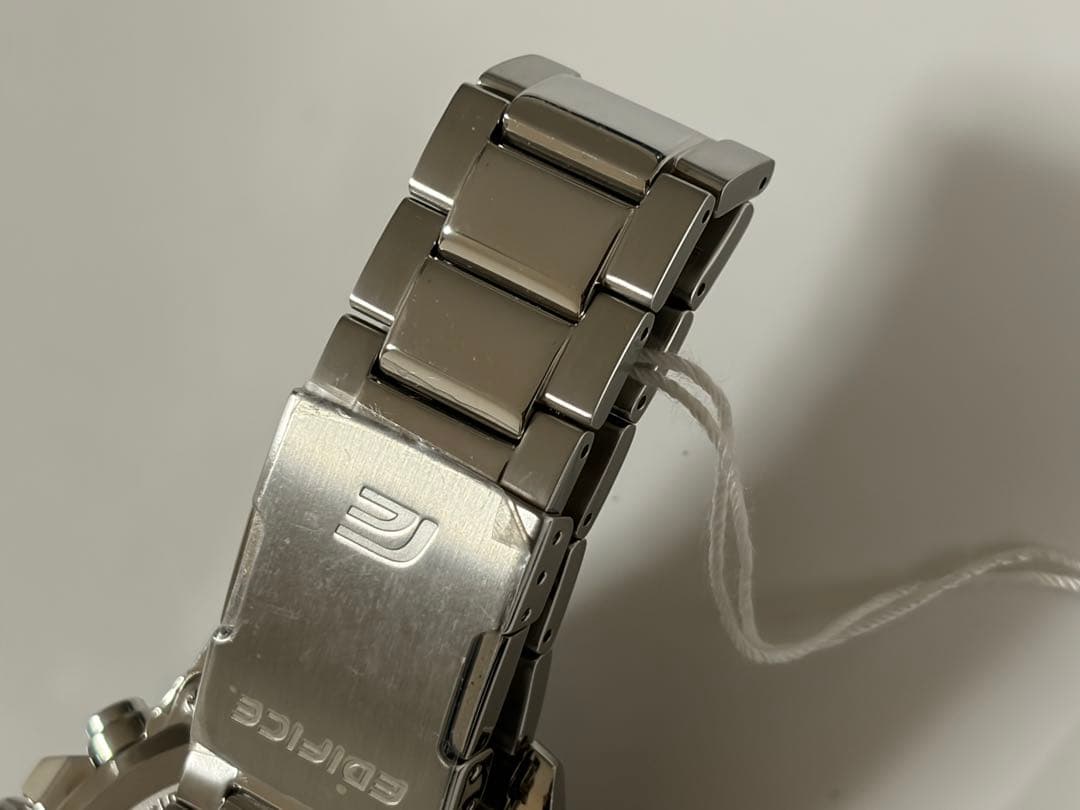 ★定価5万・未使用★お洒落　ブラックブルー　エディフィス　EQB-600D