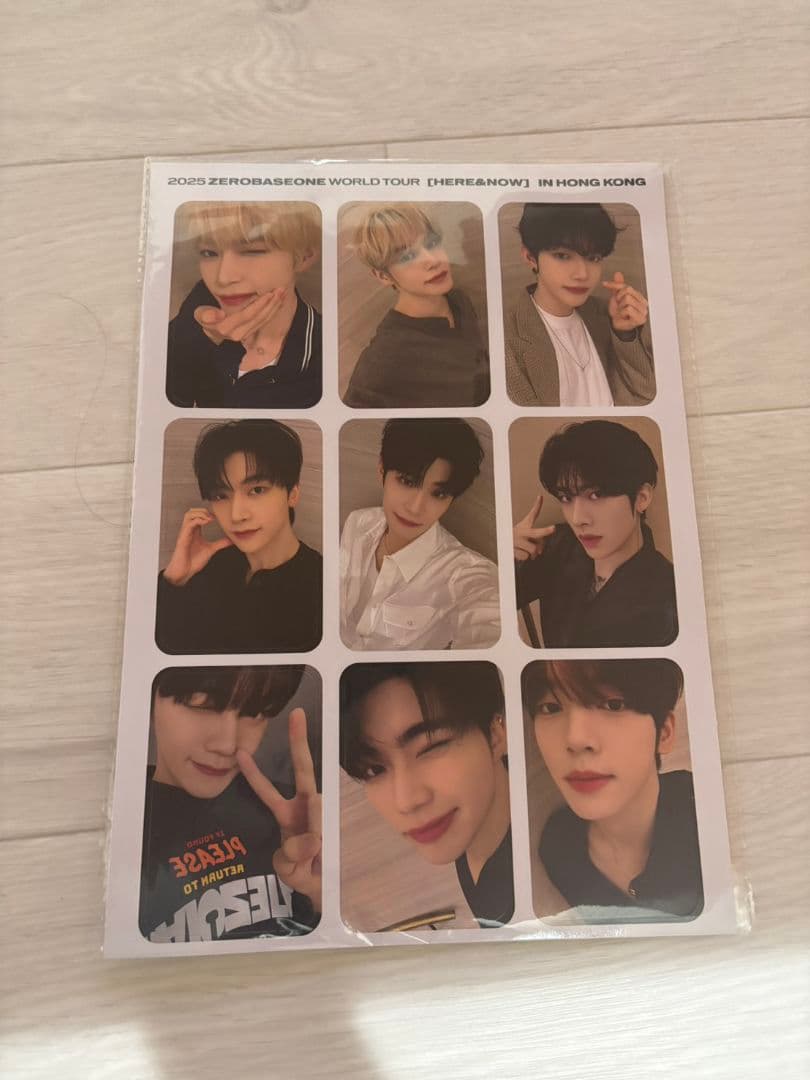 ZEROBASEONE 香港 DAY3 ゼベワン zb1　トレカ　セット売り