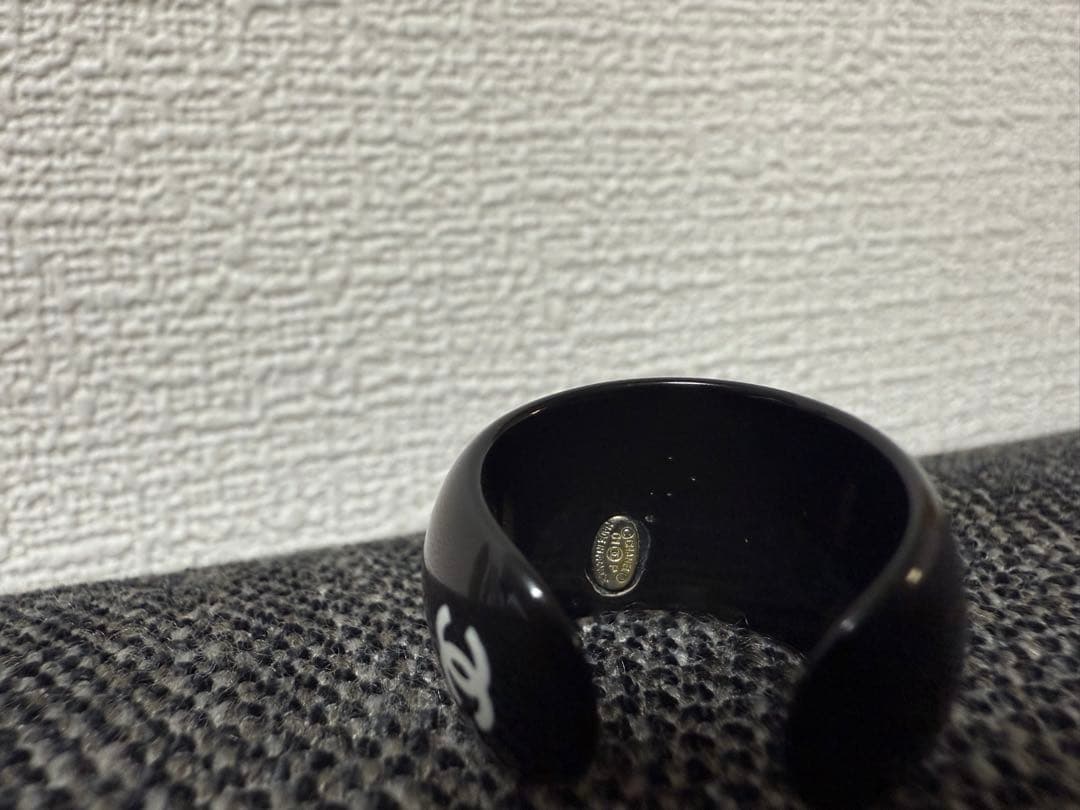 くぅちゃん さん専用☺︎☺︎CHANEL♡COCO リング ブラック プラスチック