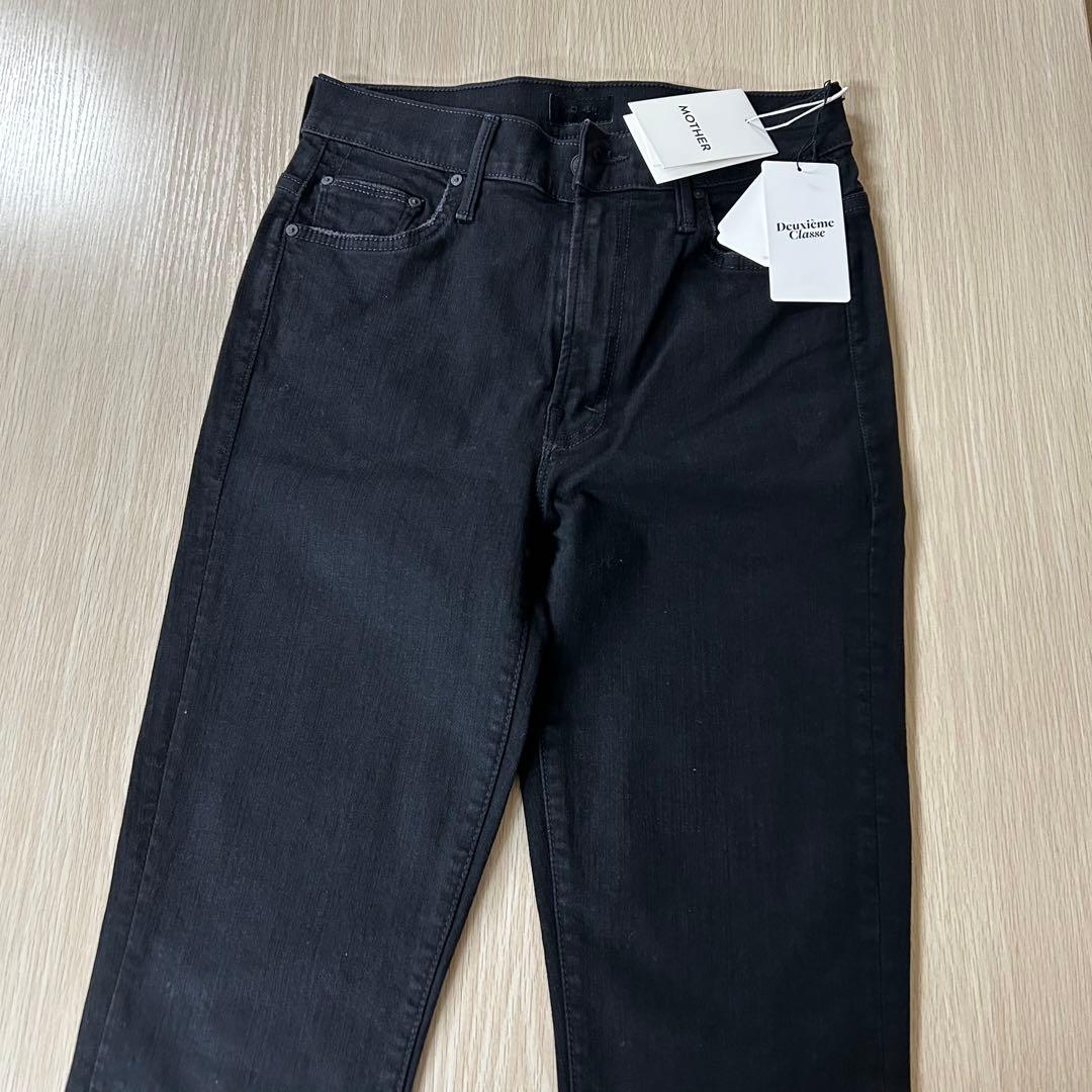 新品未使用✨MOTHER マザー　BLACK INSIDER CROP 26