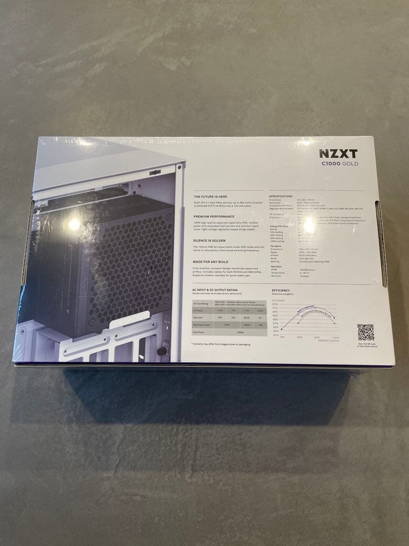 値下げ！NZXT C1000 Gold 80Plus PA-0G2BB-JP