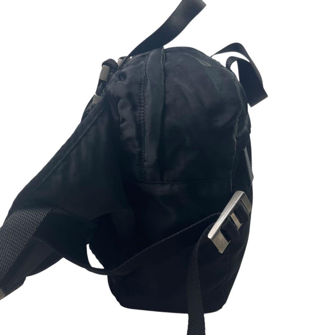 希少 PRADA 3WAY ウエストバッグ リュック ナイロン ボディ ブラック