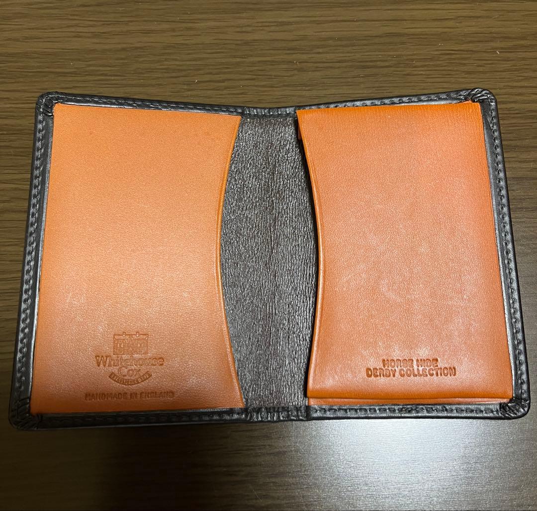 【値下げ】ホワイトハウスコックス　ホースハイド　ダービーコレクション　名刺入れ