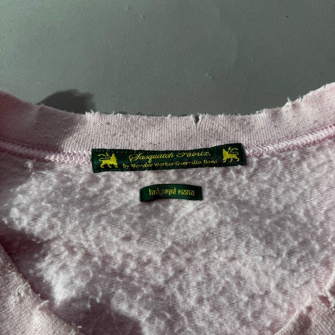 トップス Sasquatch Fabrix haguremono SWEAT sizeL