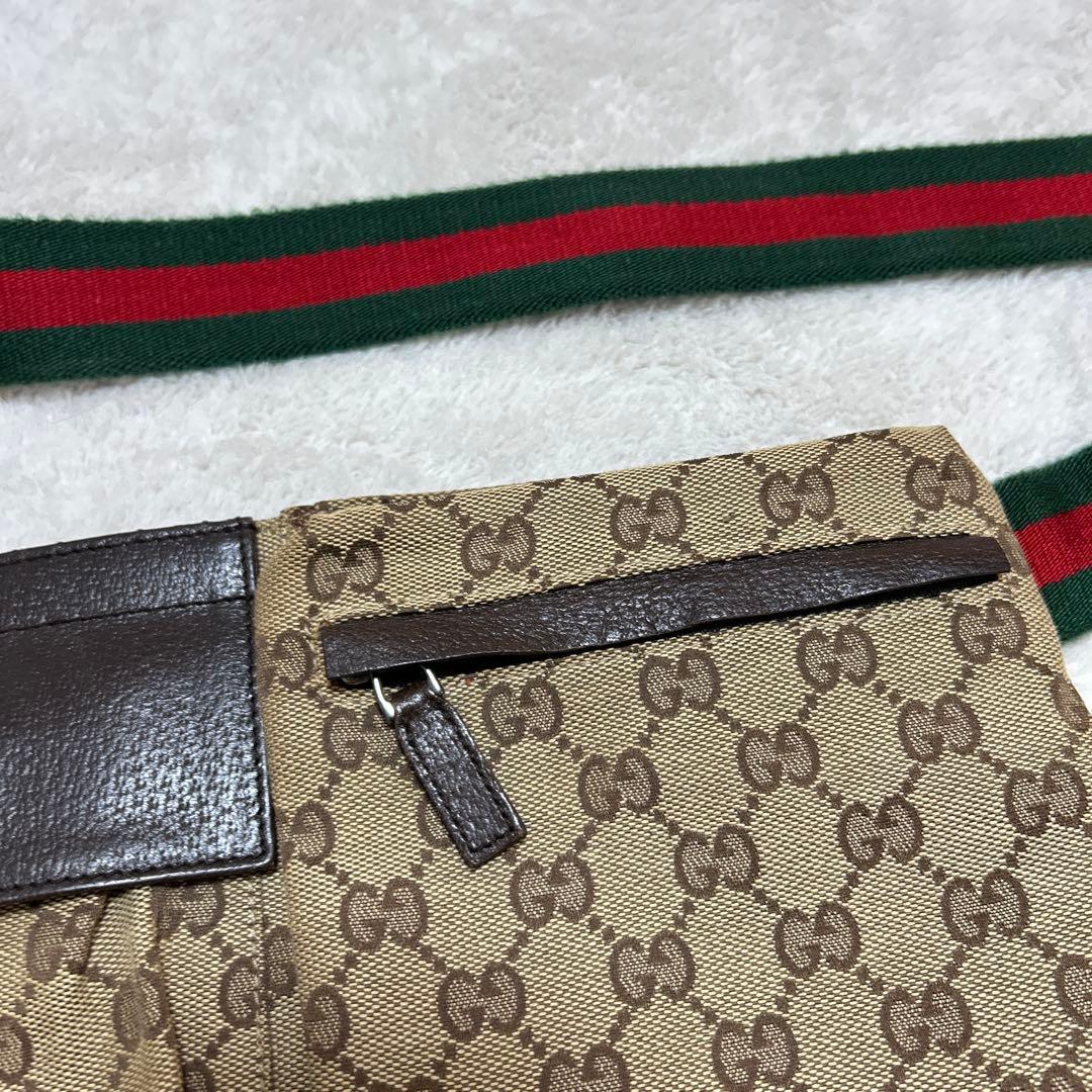 ♦︎極美品♦︎GUCCI♦︎グッチ♦︎GGパターン ボディバッグ