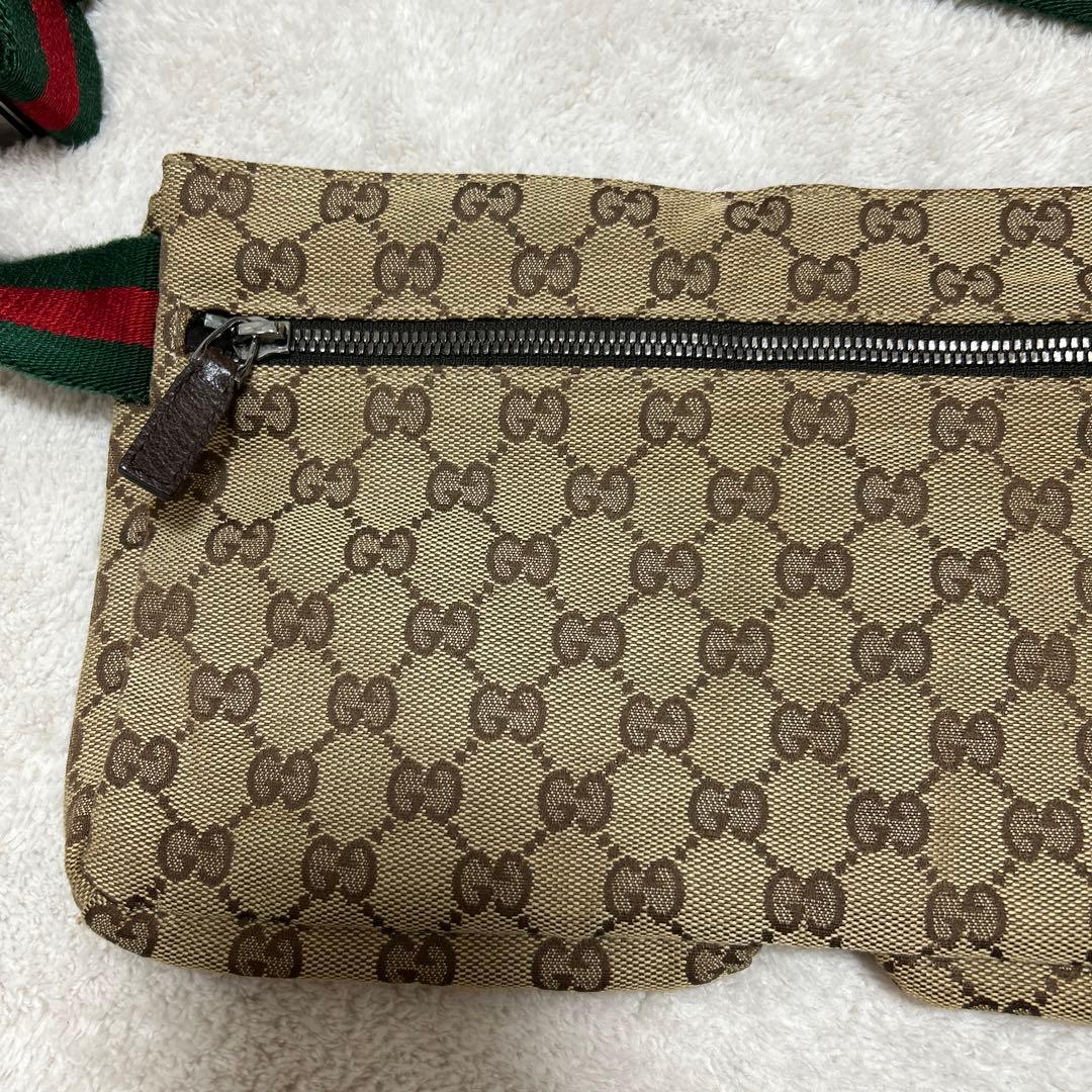 ♦︎極美品♦︎GUCCI♦︎グッチ♦︎GGパターン ボディバッグ