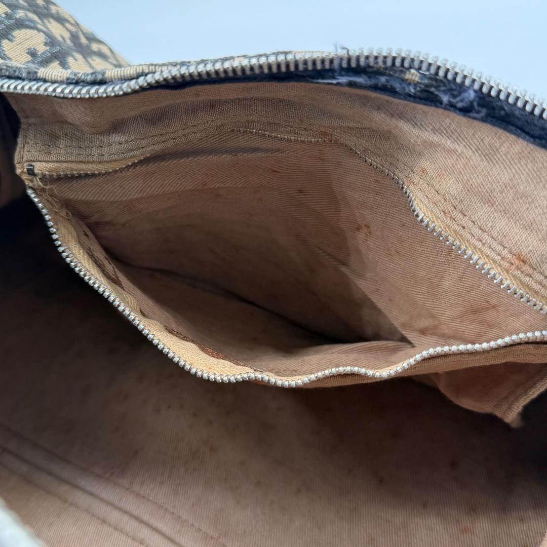 15420✨良品✨クリスチャンディオール トロッター柄 ボストンバッグ 大