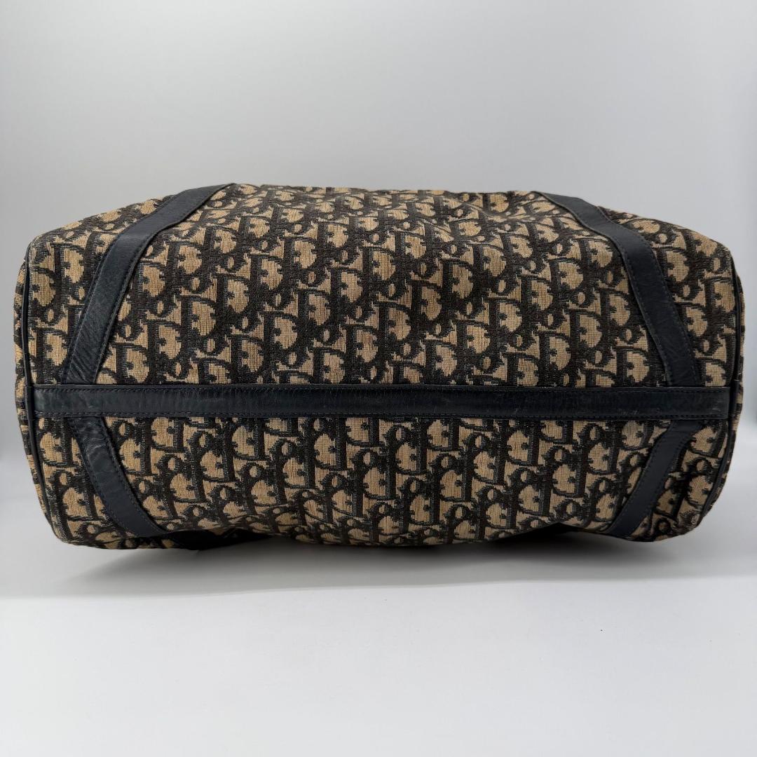 15420✨良品✨クリスチャンディオール トロッター柄 ボストンバッグ 大