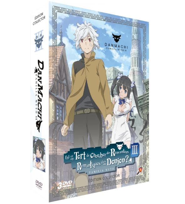 ダンまち アニメ DVD 1-3期 ボックスセット フランス版 日本語音声