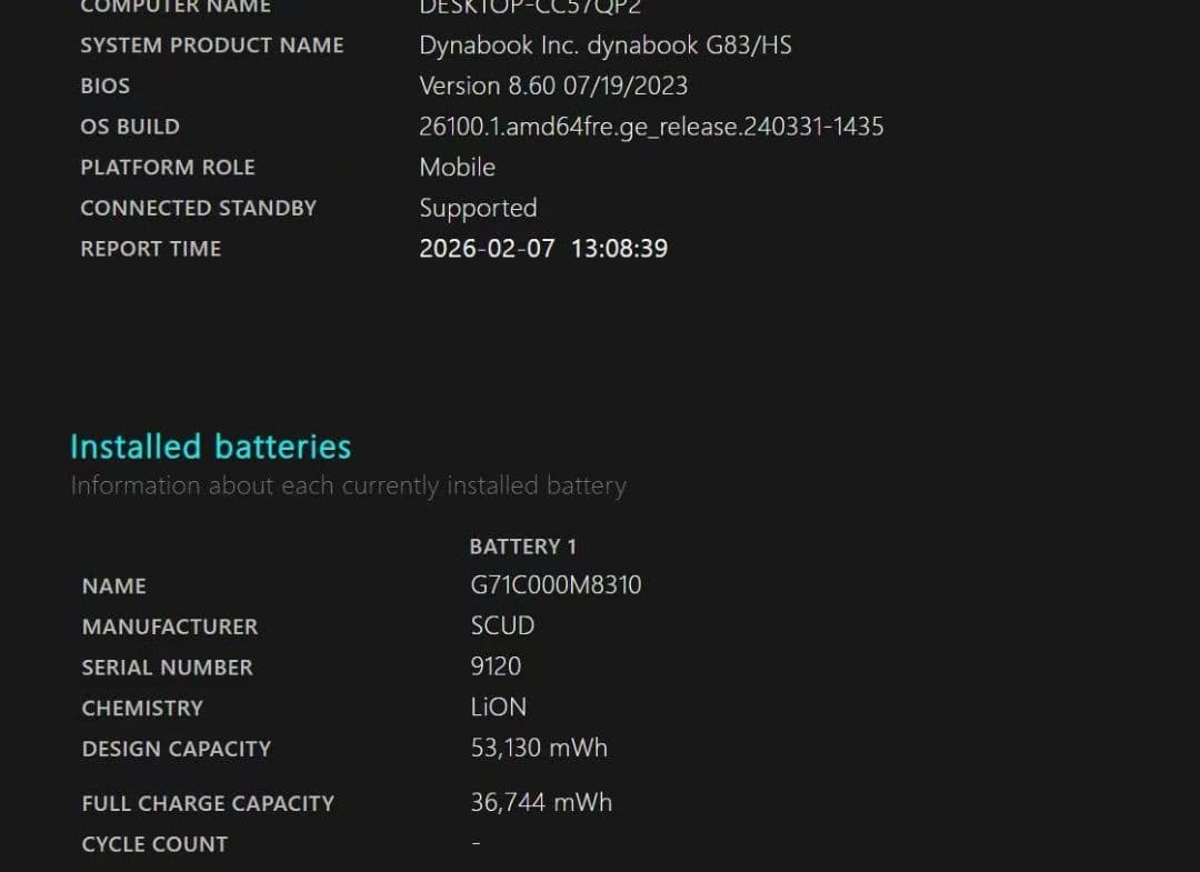 美品G83/HS i5-1135G7 16G-1tb