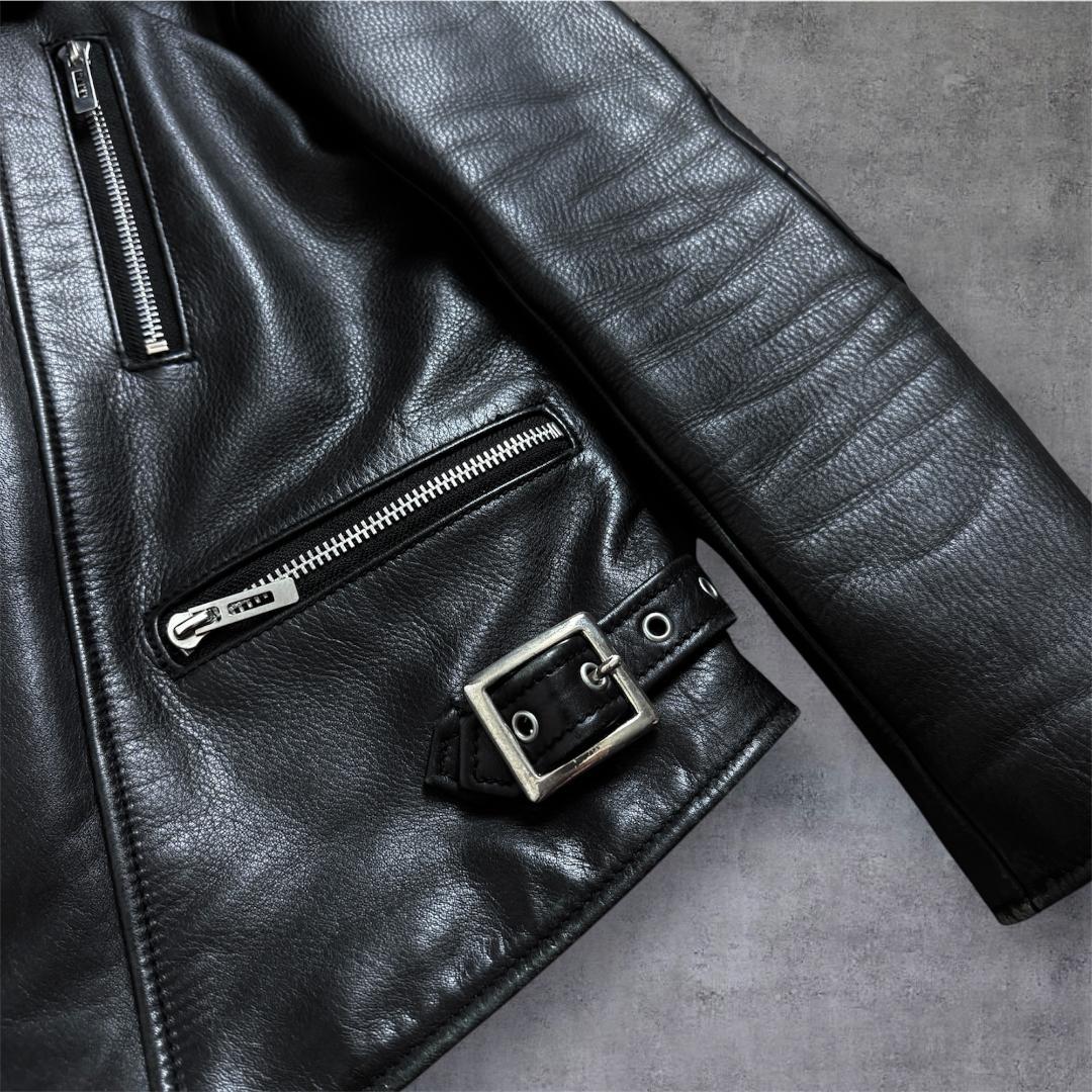 【美品☆激レアモデル】ヒステリックグラマー ダブルレザージャケット