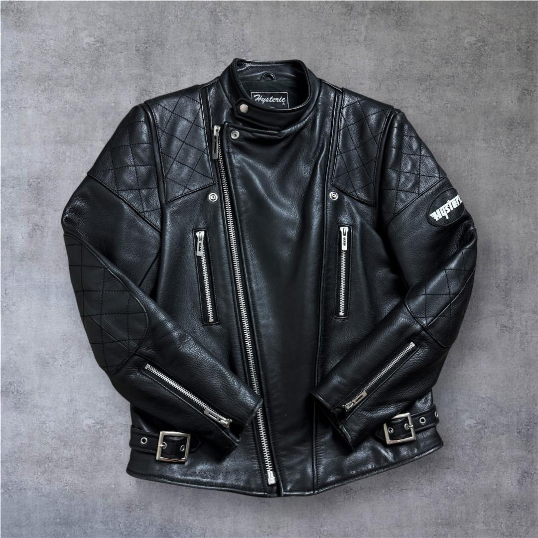 【美品☆激レアモデル】ヒステリックグラマー ダブルレザージャケット