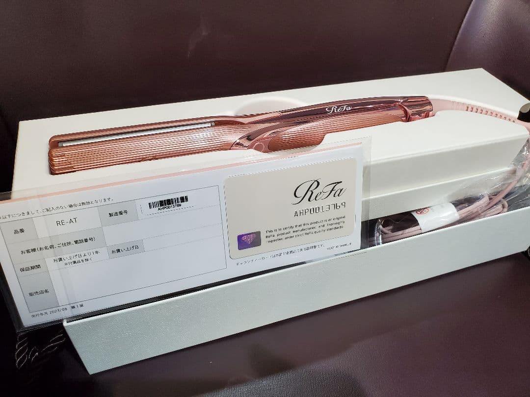 ReFa ストレートヘアアイロン プロ ローズゴールド