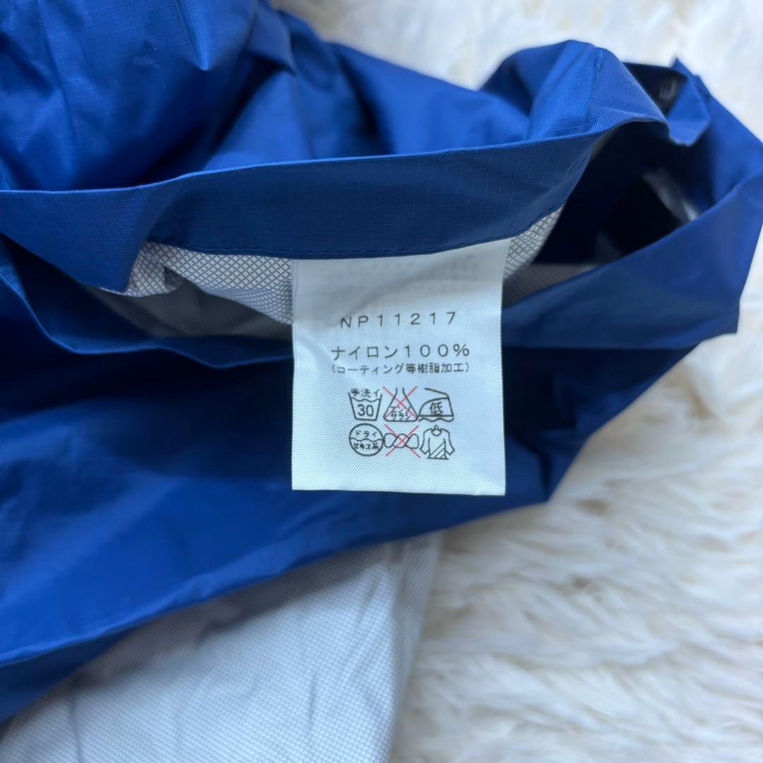 極美品✨ 希少 ノースフェイス ポンチョ レインコート 大きめ Lサイズ ブルー
