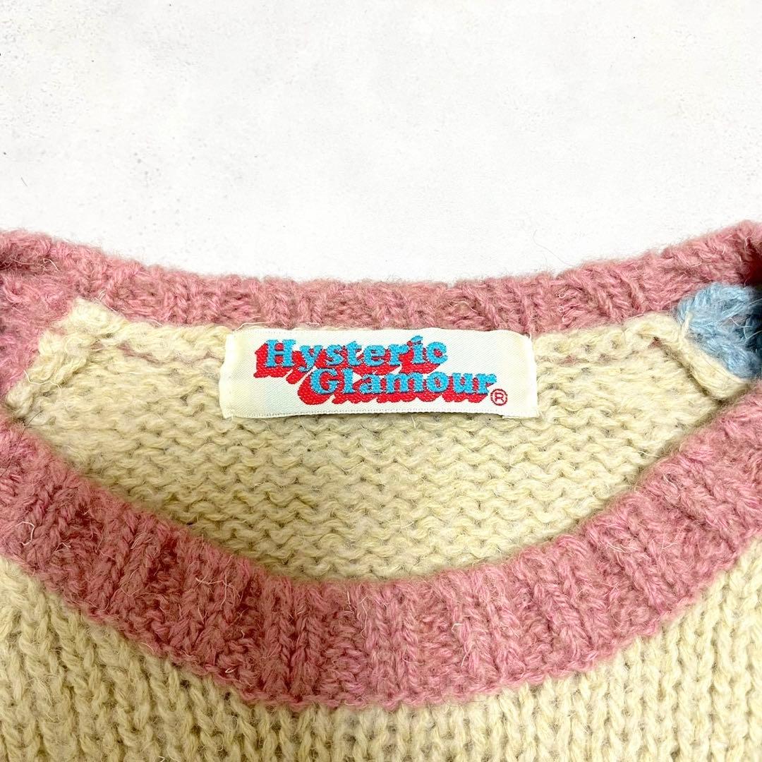 y2k❤️00s HYSTERIC GLAMOUR 激レア リリー ロゴ ニット