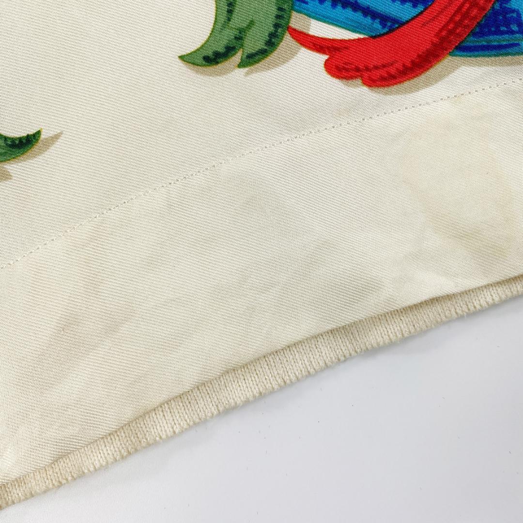 ★激レア/高級生地★ HERMES エルメス シルク切り替えカシミヤ ニット S